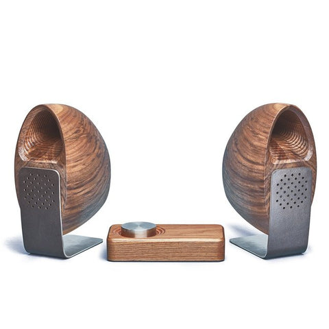Walnut Speakers & Amp